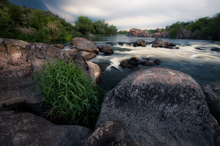 Summer evening at the river