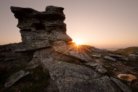 Mountain sunriseの写真素材