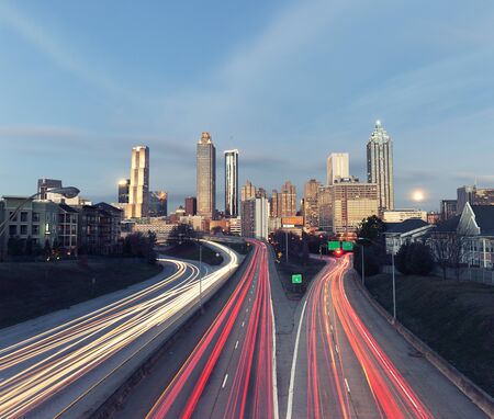 Atlanta skyline, Georgia, USAの写真素材