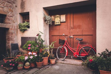 Streets of old European townsの写真素材