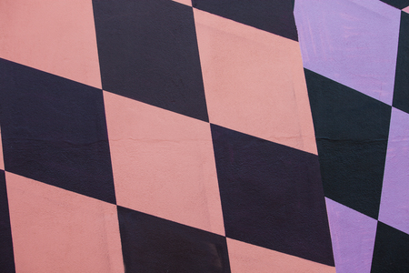 Abstract background of colorful stone wall textureの写真素材