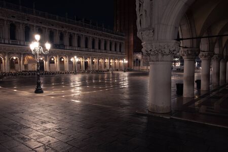 San Marco square in the morning. Venice city, Italy, Europe.
