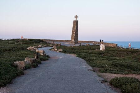 Monument at Cabo da Roca, the western point of Europe, Portugal