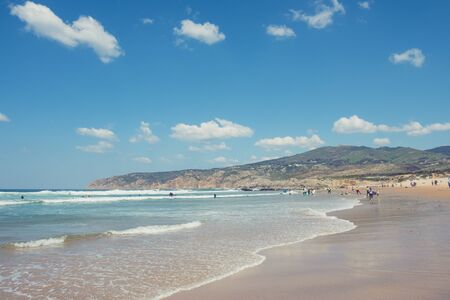 Beautiful beach and tropical sea and blue sky, Phuket, Thailandの写真素材
