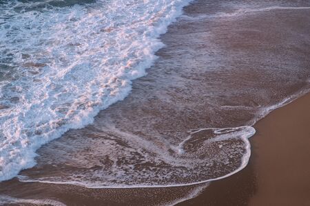 Top view aerial photo from flying drone of an amazingly beautiful sea landscape with turquoise water.の写真素材