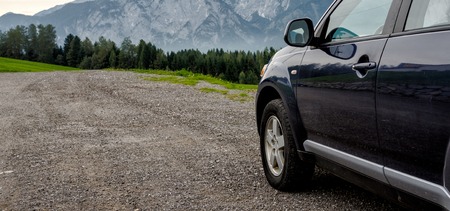 car for travelingの写真素材