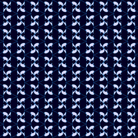 Wallpaper pattern on the dark blue background