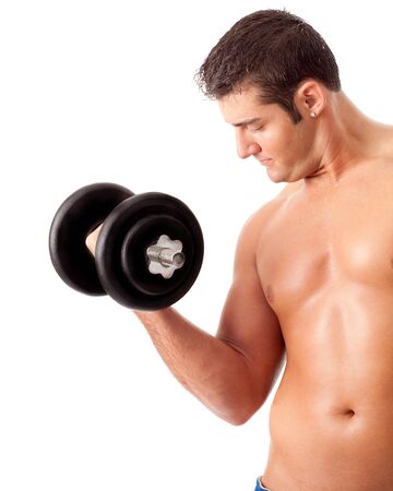 Lifting Weightsの写真素材