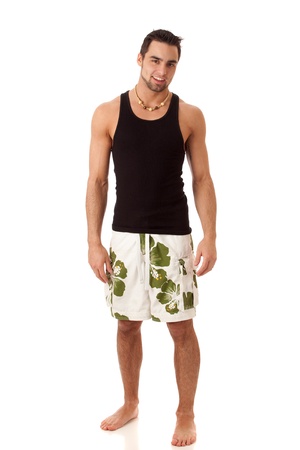 Man in Swimwearの写真素材