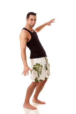 Man in Swimwearの写真素材