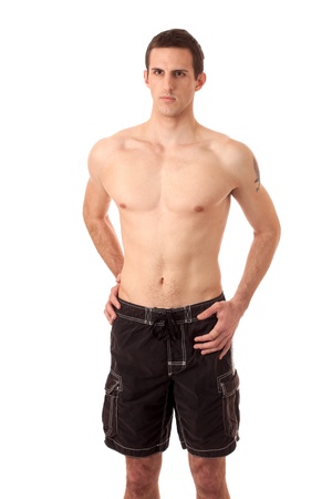 Man in Swimwearの写真素材