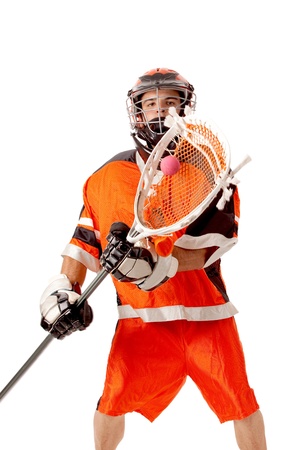 Lacrosse Playerの写真素材