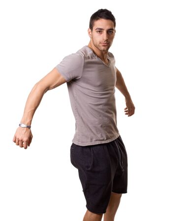 Man Jumpingの写真素材