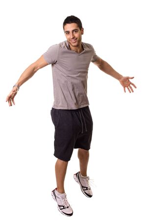 Man Jumpingの写真素材