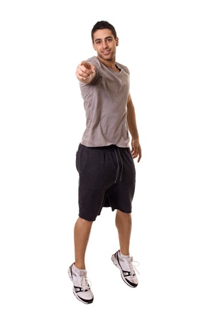 Man Jumpingの写真素材