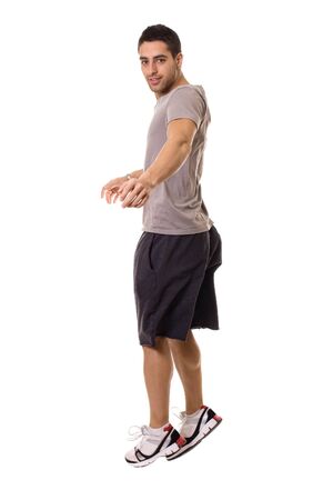 Man Jumpingの写真素材