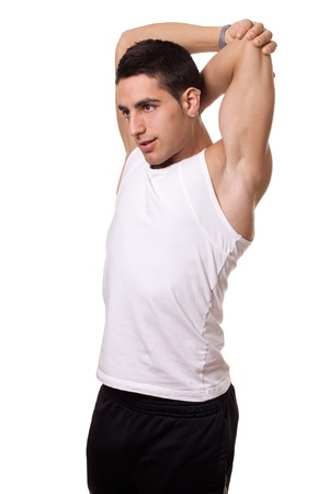 Tricep Stretchの写真素材