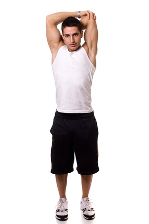 Tricep Stretchの写真素材