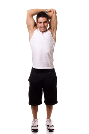 Tricep Stretchの写真素材