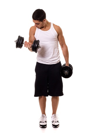 Biceps Curlの写真素材