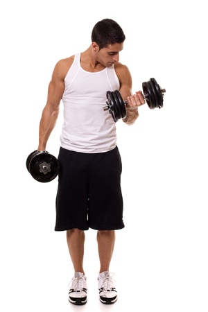 Biceps Curlの写真素材
