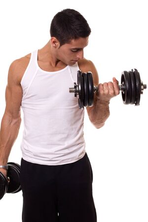 Biceps Curlの写真素材