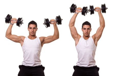 Shoulder Pressの写真素材