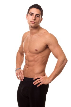 Athletic Man Shirtlessの写真素材