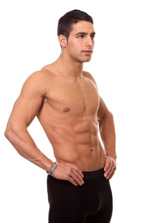 Athletic Man Shirtlessの写真素材