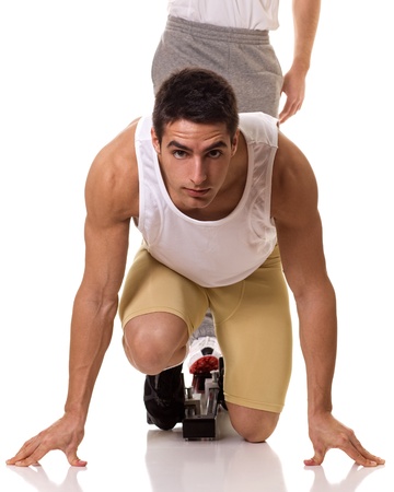 Athlete Sprintingの写真素材