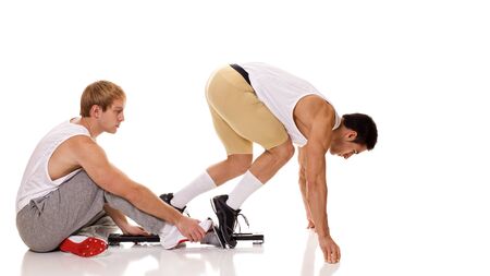 Athlete Sprintingの写真素材