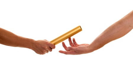 Passing the Batonの写真素材