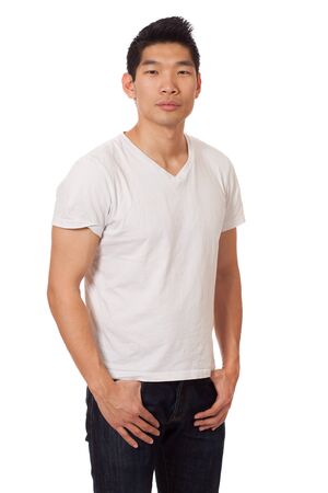 Casual Young Manの写真素材