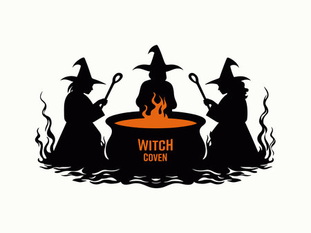 Witchcraft design over white background, vector illustration eps10のイラスト素材