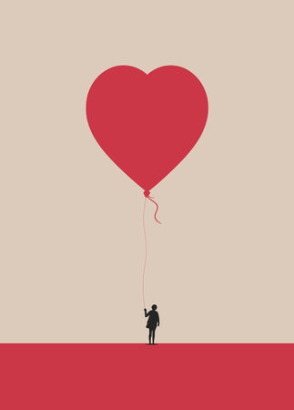 Valentines day concept with icon design, vector illustration 10 eps graphic.のイラスト素材