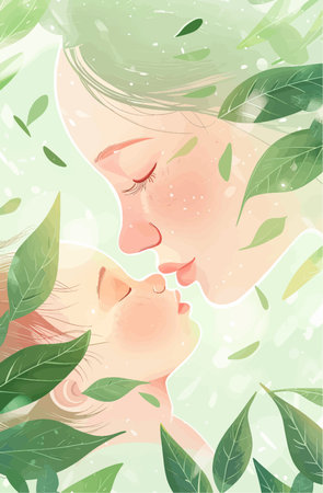 mother's dayのイラスト素材
