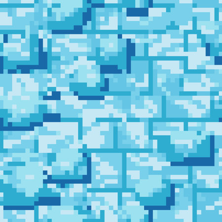 Seamless pixel pattern. Pixelated background. Vector illustration.のイラスト素材