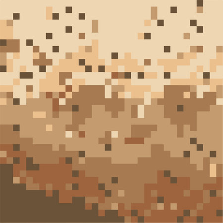 Pixelated pixel art background. Vector illustration. Abstract design element.のイラスト素材