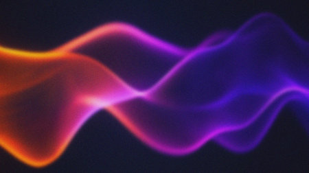abstract background with a glowing wavy pattern, computer generated images