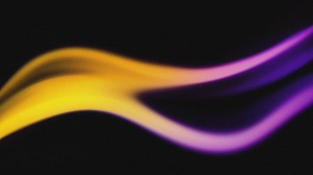 abstract fire flames on black background, computer generated abstract fire flamesの写真素材