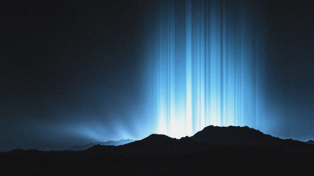 Aurora borealis in the night sky. Natural phenomenon.の写真素材