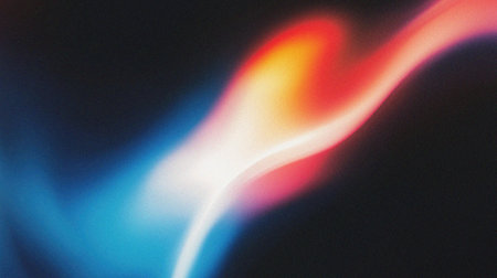 abstract fire flame on black background for design art work and decorationの写真素材