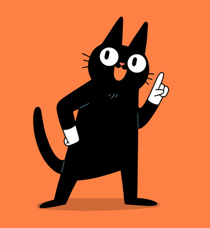 Halloween Cat Ghost Costume Banner â Trick or Treat Spooky Illustrationのイラスト素材