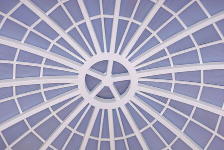 foto of details of dome steel web structure の写真素材