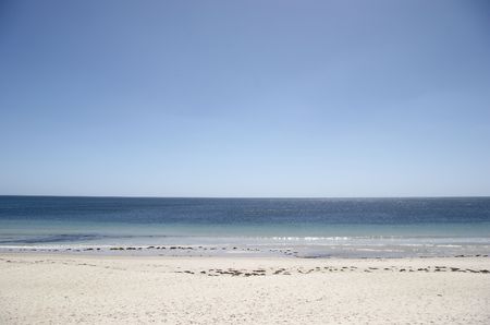 Beach with no one on itの写真素材