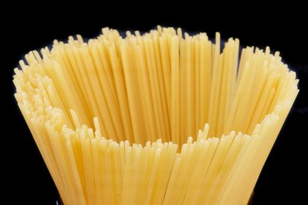 Spaghetti in a jarの写真素材