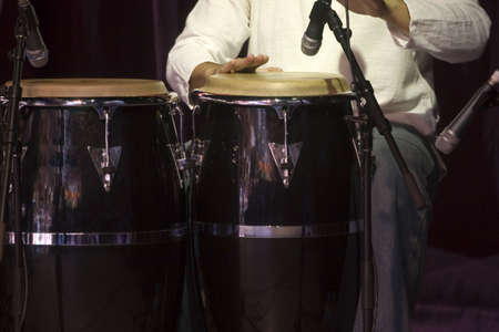 Playing the drumsの写真素材