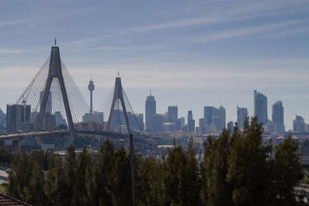 Sydney Australia as seen from the western side.の写真素材