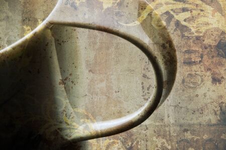 Cups for hot beverages mugsの写真素材