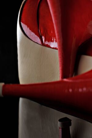 High heels fashion women shoesの写真素材